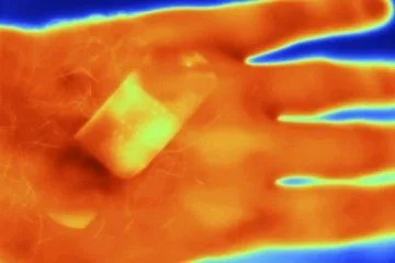 Thermal imaging camera capturing heat signatures in modern technology applications