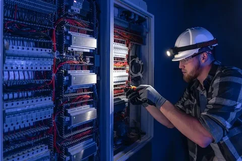 Licensed electrician Hawkes Bay installing safe electrical wiring in a home