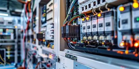 Licensed commercial electricians installing electrical systems in a business premises in Hawke's Bay, New Zealand