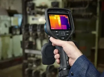 Infrared thermography camera inspecting electrical equipment in Hawke's Bay
