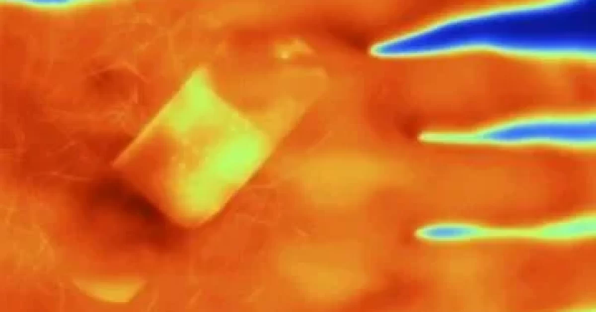 Thermal imaging camera capturing heat signatures in modern technology applications