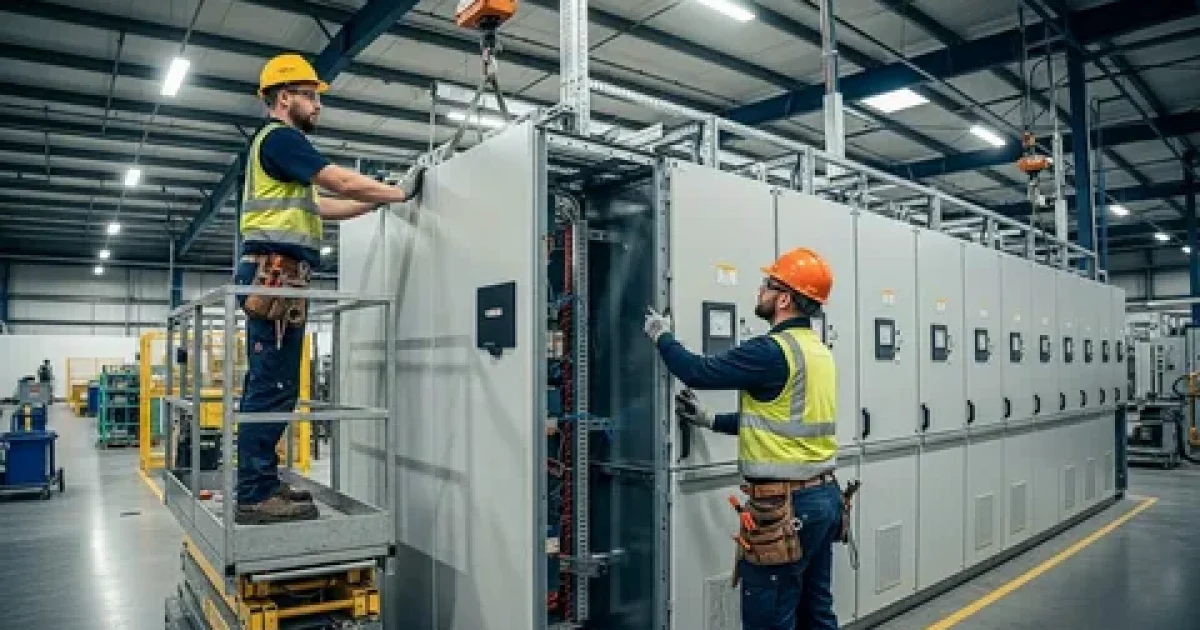 Commercial electrician providing electrical services to a business in Hawke’s Bay